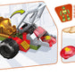 Mega Bloks TMNT Half-Shell Heroes Raph Shell Cycle