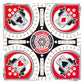 Rustik: 4-Player Tock Pachisi Game - 20" Board - Handmade Wooden Playing Board & Components, Classic Family Strategy Game, Ages 8+, 2-4 Players