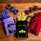Capstone Games Pagan: Fate of Roanoke - Wooden Token Set, 125 Painted Game Pieces & 3 Custom Screen Printed Cloth Bags