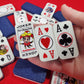 Cardian Poker Dominoes, Playing Cards: Standard 52+2 Jokers, US Made (Blue)