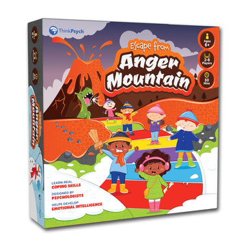 Escape from Anger Mountain Board Game | Anger Management Game for Kids Ages 6+ | Coping Skills and Emotional Regulation | Therapy Game for Kids | 2-8