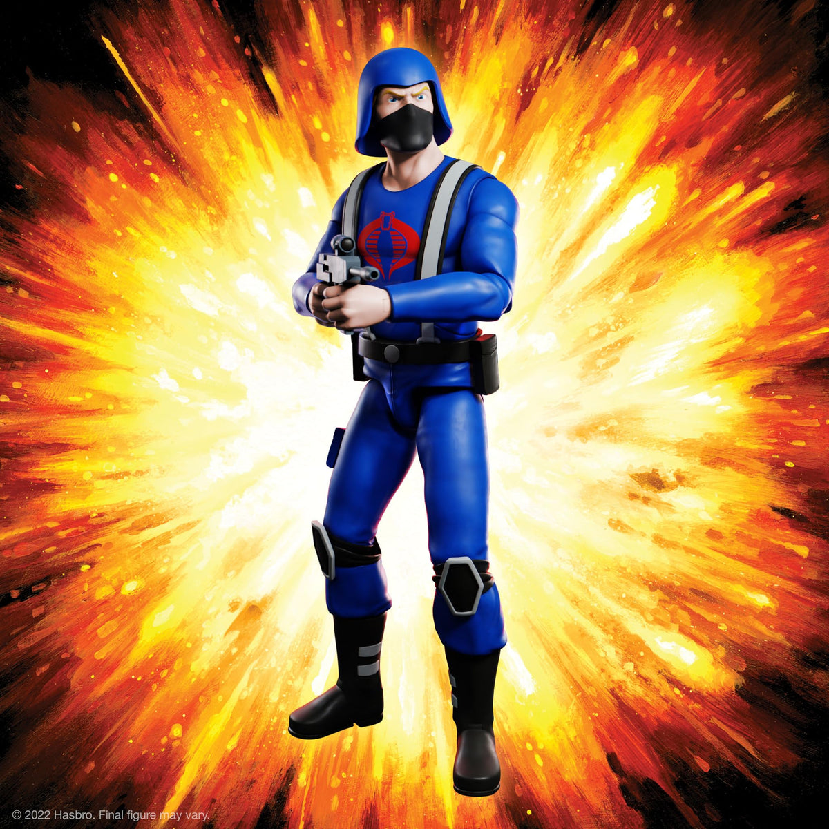 Super7 ULTIMATES! G.I. Joe Cobra Trooper - 7" G.I. Joe Action Figure with Accessories Classic Cartoon Collectibles and Retro Toys
