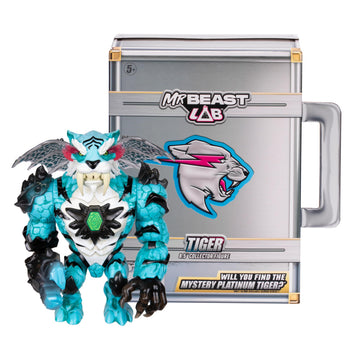MrBeast Lab Apex Beast Tiger Collector Figure, 6.25-Inch