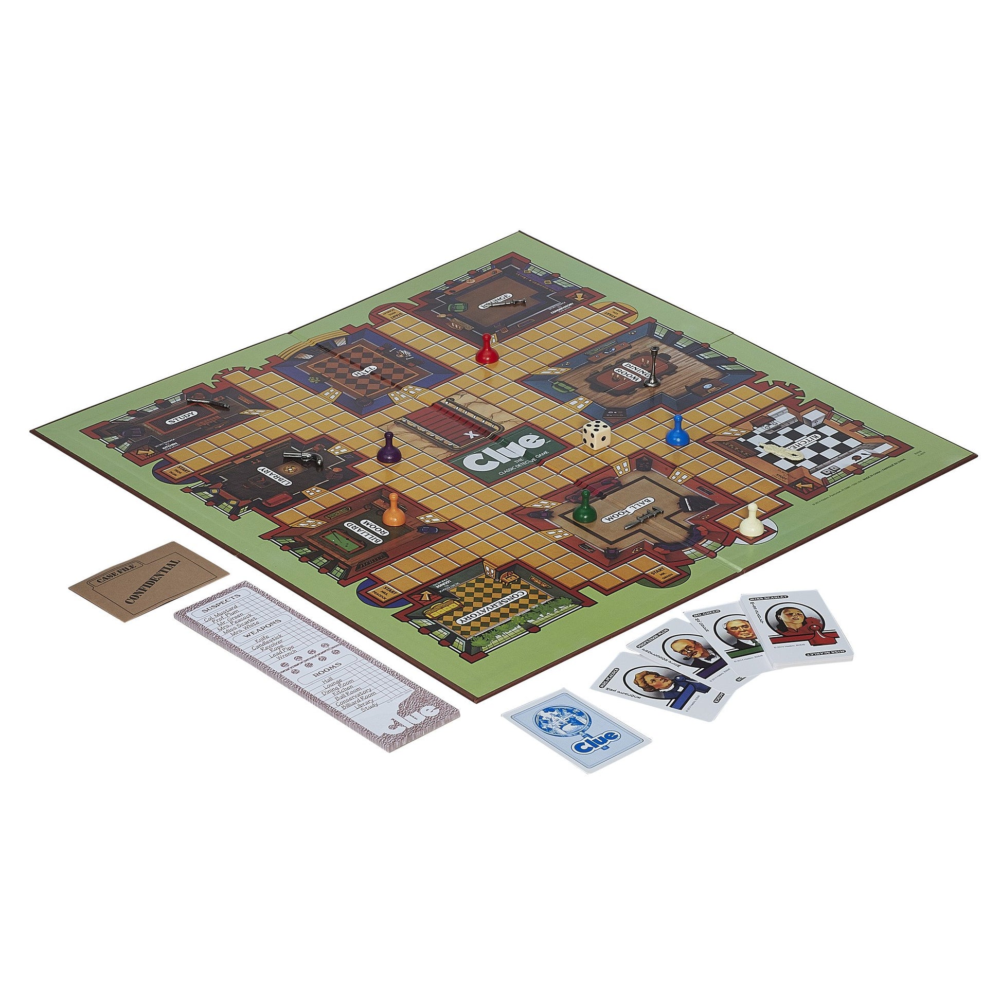 Hasbro Gaming Retro Series Clue 1986 Edition Board Game, Classic Mystery Game for Kids, Family Board Games for 3-6 Players, Ages 8+ (Amazon Exclusive)