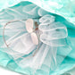 KINNEX COLLECTIONS SINCE 1997 17" Quinceañera Centerpiece Doll - Ruffled Gown, Mis Quince Años Table Decoration & Keepsake ARC8421-23R (Aqua)