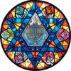 Springbok Star of David 500 Piece Round Jigsaw Puzzle for Adults