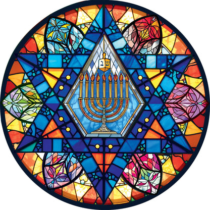Springbok Star of David 500 Piece Round Jigsaw Puzzle for Adults