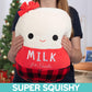 Squishmallows Large 14-Inch Alten The Christmas Milk for Santa- Official Jazwares Holiday Plush - Collectible Soft & Squishy Stuffed Animal Toy- 2025