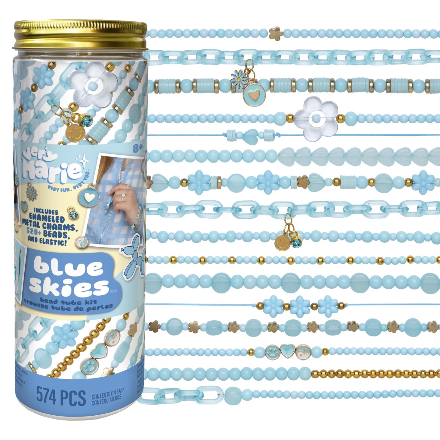 Very Marie - Blue Skies Bead Tube