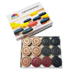 Craftsman Carrom Coin Set of 24 Coins + 1 Stricker for Champions Play. Carrom Coins+Stricker