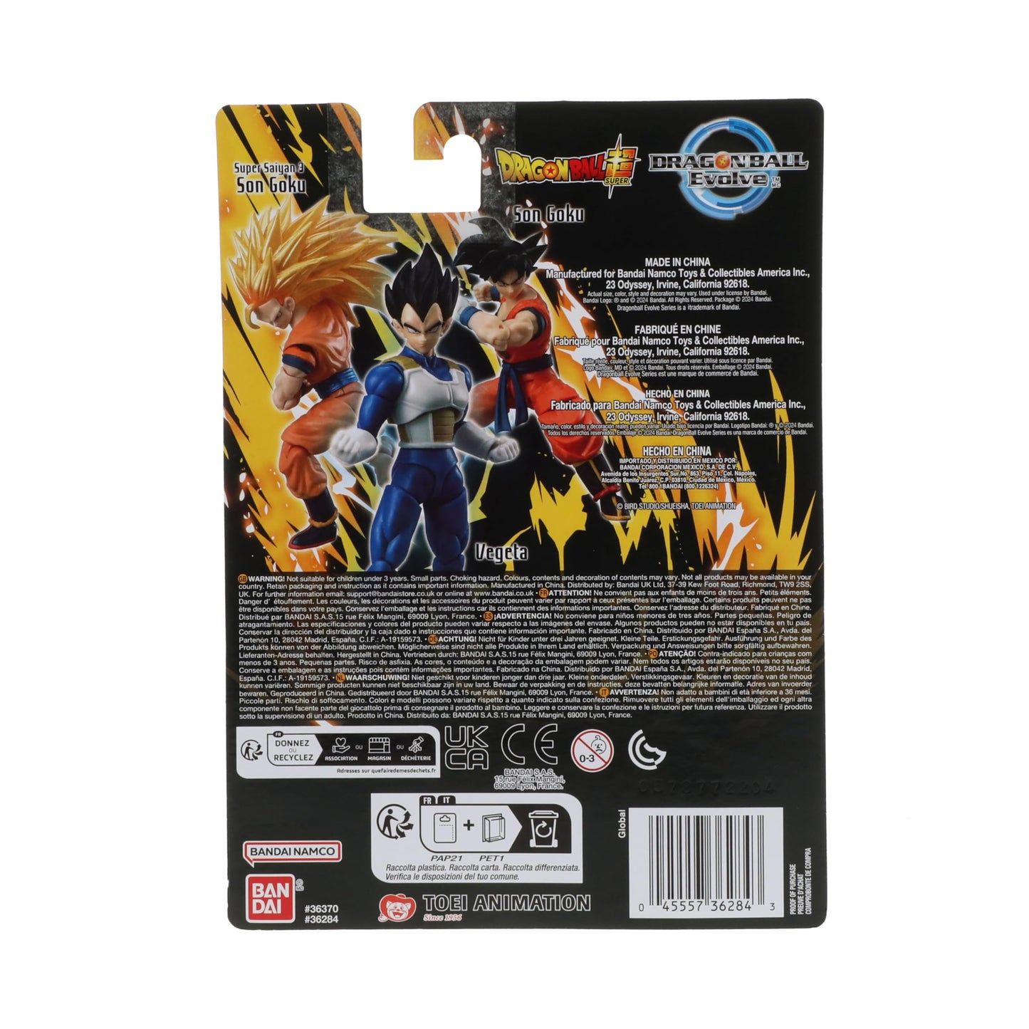Dragon Ball Super Evolve - 5" Vegeta Action Figure