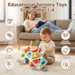 FingTip 22-in-1 Montessori Baby Busy Board Activity Cube, Sensory Toys for Toddlers 1-4, Fine Motor Skills Travel & Early Educational Learning Baby