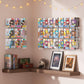Wall Floating Display Shelves Compatible with 21 Funko Pops in Box, Acrylic Boxed Figurine Display Case, Stackable Action Figure Collection Stand