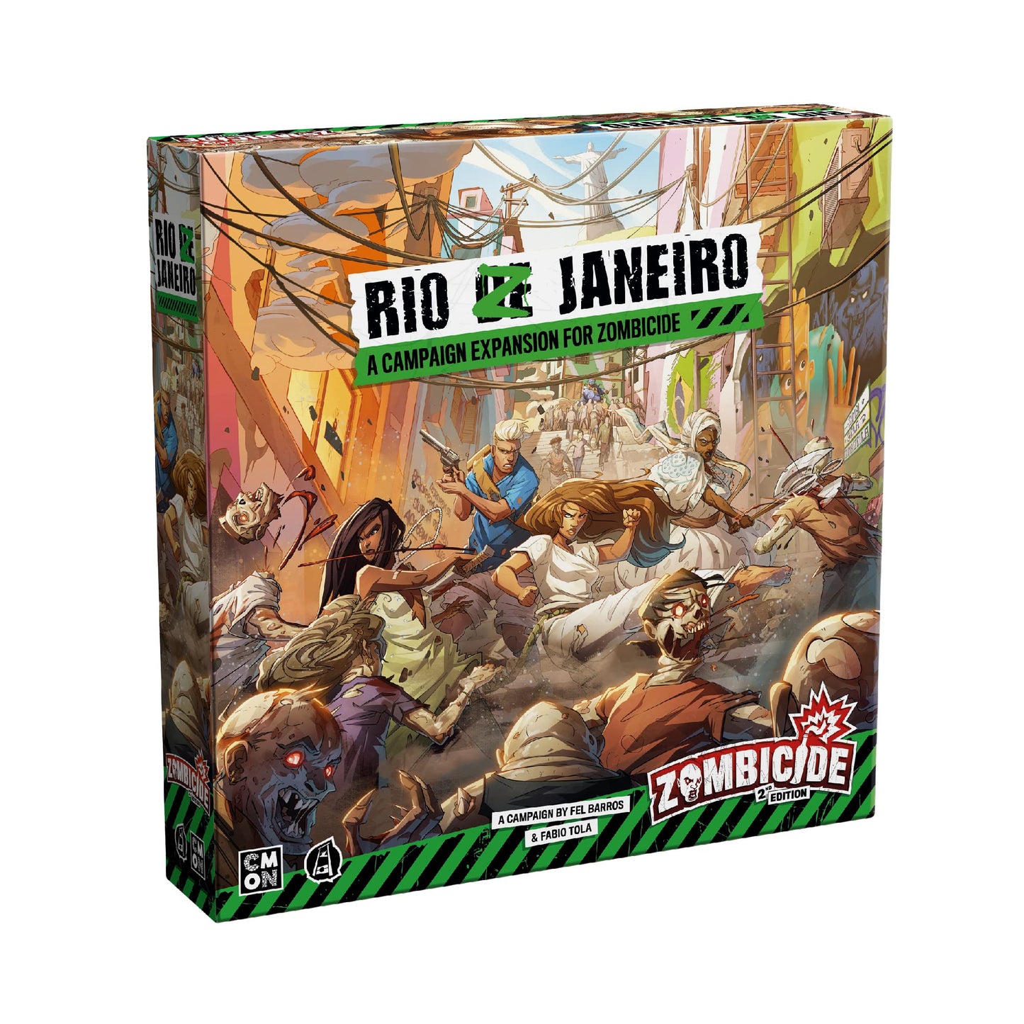 Zombicide: Rio Z Janeiro Board Game Expansion - Carnaval-Themed Zombies & New Campaign! Cooperative Tabletop Miniatures Strategy Game, Ages 14+, 1-6