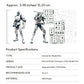 BLOKEES - Marvel Rivals - Moon Knight - Model Kit - Assembly Required - No Tools - No Cutting - No Glue - No Paint - 14+
