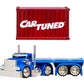 CarTuned™ Rig$ Container Case- Sneaky Pete, Blue and Red DieCast Truck, Style 3