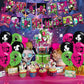 Invader Zim Party Decorations,Invader Zim Birthday Party Supplies Includes Banner - Cake Topper - 24 Cupcake Toppers - 18 Balloons