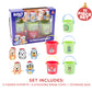 Bluey Holiday Bath Toys - 11 pc Bath Value Set, Bath Toys, Finger Puppets, Rinse Cups, Foam Pump, Bath squirters