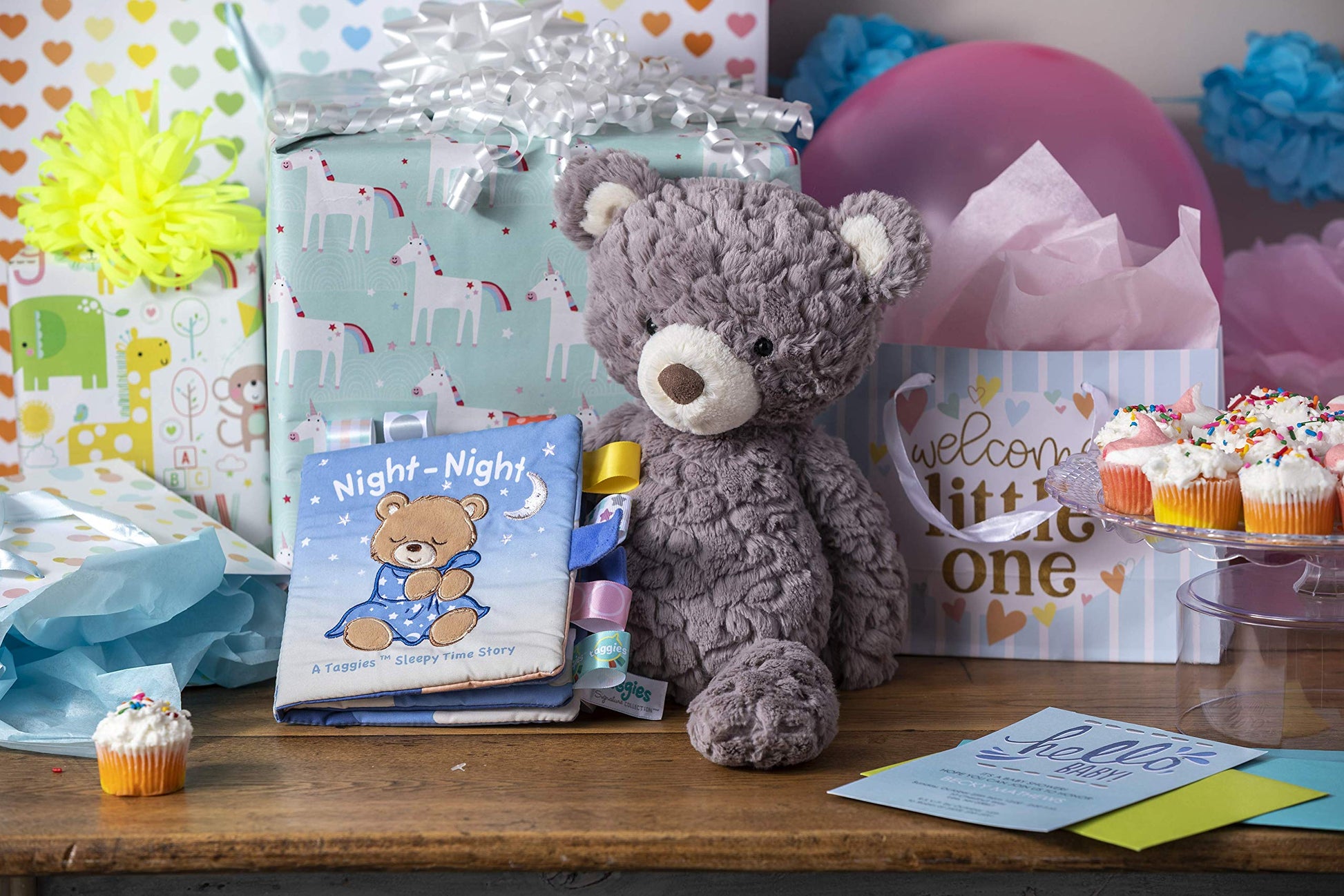 Taggies Starry Night Teddy Soft Book , 6x6 Inch (Pack of 1)