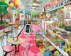White Mountain 1000 Piece Jigsaw Puzzle Summer Desserts, Ice Cream Parlor