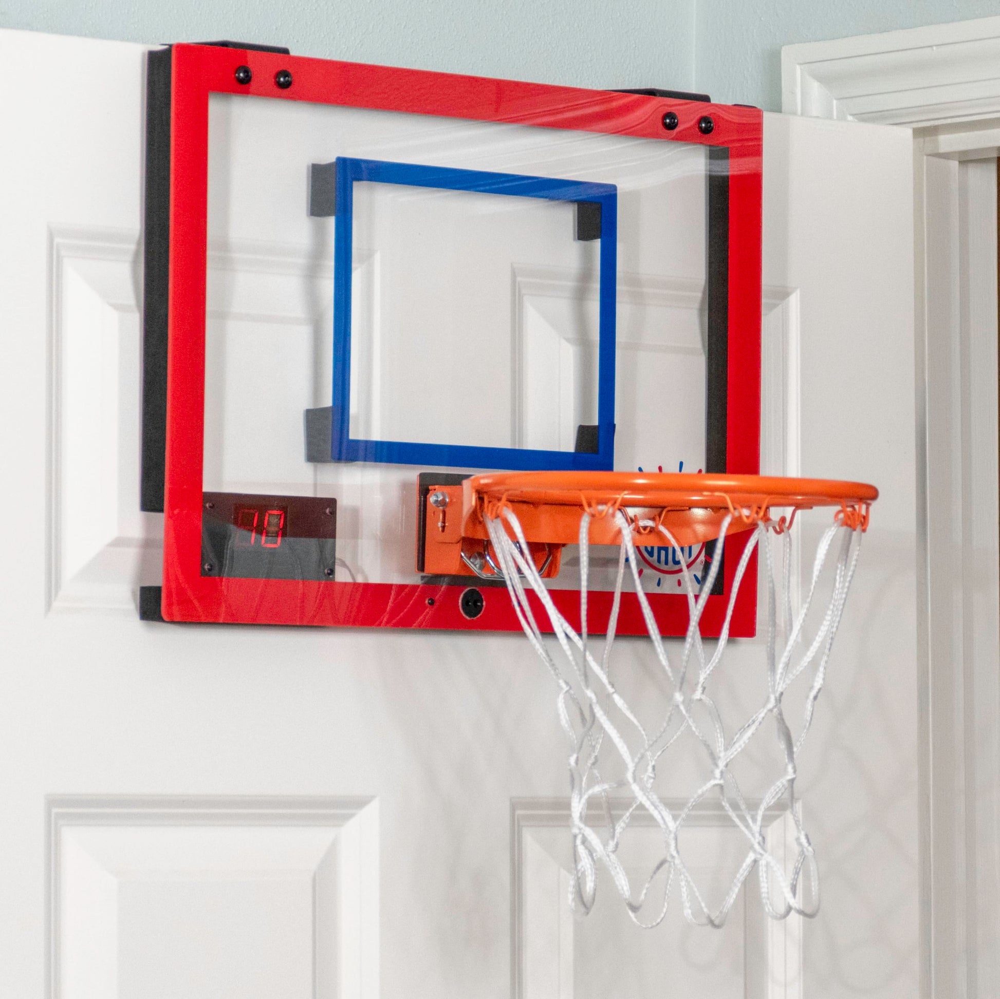 Pop-A-Shot Super Slam | Over the Door Mini Basketball Hoop Built for Dunks