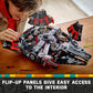 LEGO Star Wars The Dark Falcon Buildable Starship - Star Wars Toy Set for Boys and Girls - Collectible Millenium Falcon Toy with 6 Minifigures -