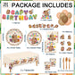 182pcs Capybara Birthday Party Decorations Plates Napkins Serve 20 Guests