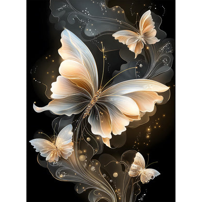 Puzzles for Adults 500 Pieces, Butterfly Jigsaw Puzzles - Dreamy Butterfly, Impossible Diamond Art Puzzle for Seniors Families, 20.47x14.96 Inches