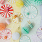 Meri Meri Striped Cups for Parties (Pack of 8), Disposable Paper Cups, Sized for Kids & Adults, Ideal for Hot or Cold Party Drinks, 9oz Capacity