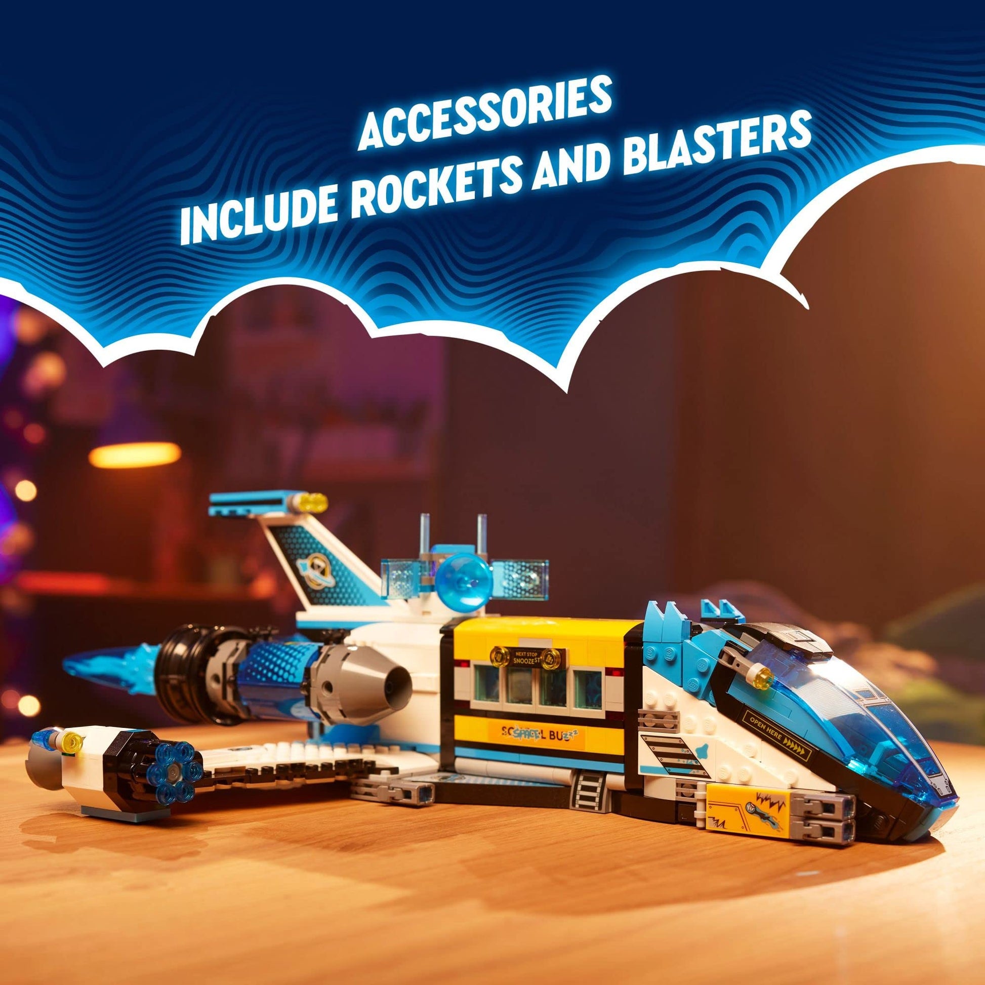 LEGO DREAMZzz Mr. Oz’s Spacebus 71460 Spaceship Toy Building Set, Christmas Toy for Kids, Space Shuttle School Bus, Unique Space Travel Gift for 9+