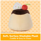 GUND Sanrio Flan Gudetama 9-Inch Egg Dessert Plush Toy; Ages 1+
