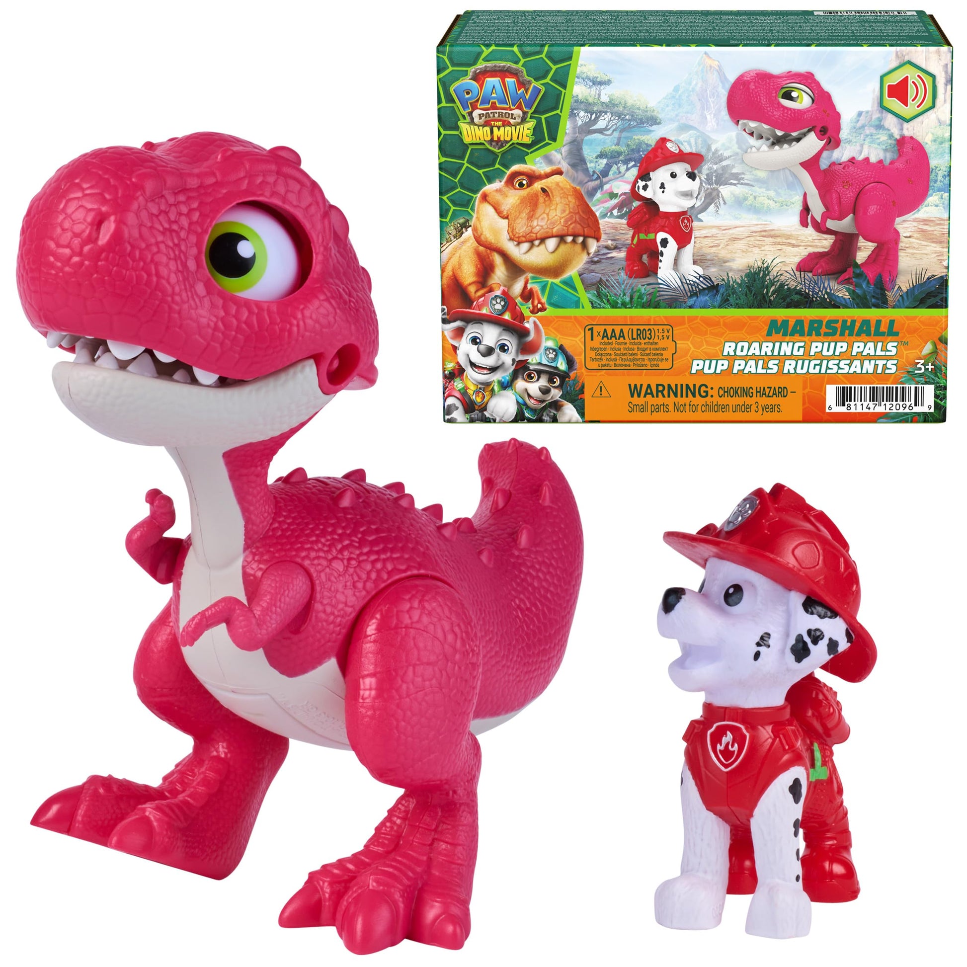 PAW Patrol: The Dino Movie, Marshall Roaring Pup Pals, Dinosaur Pup Duo
