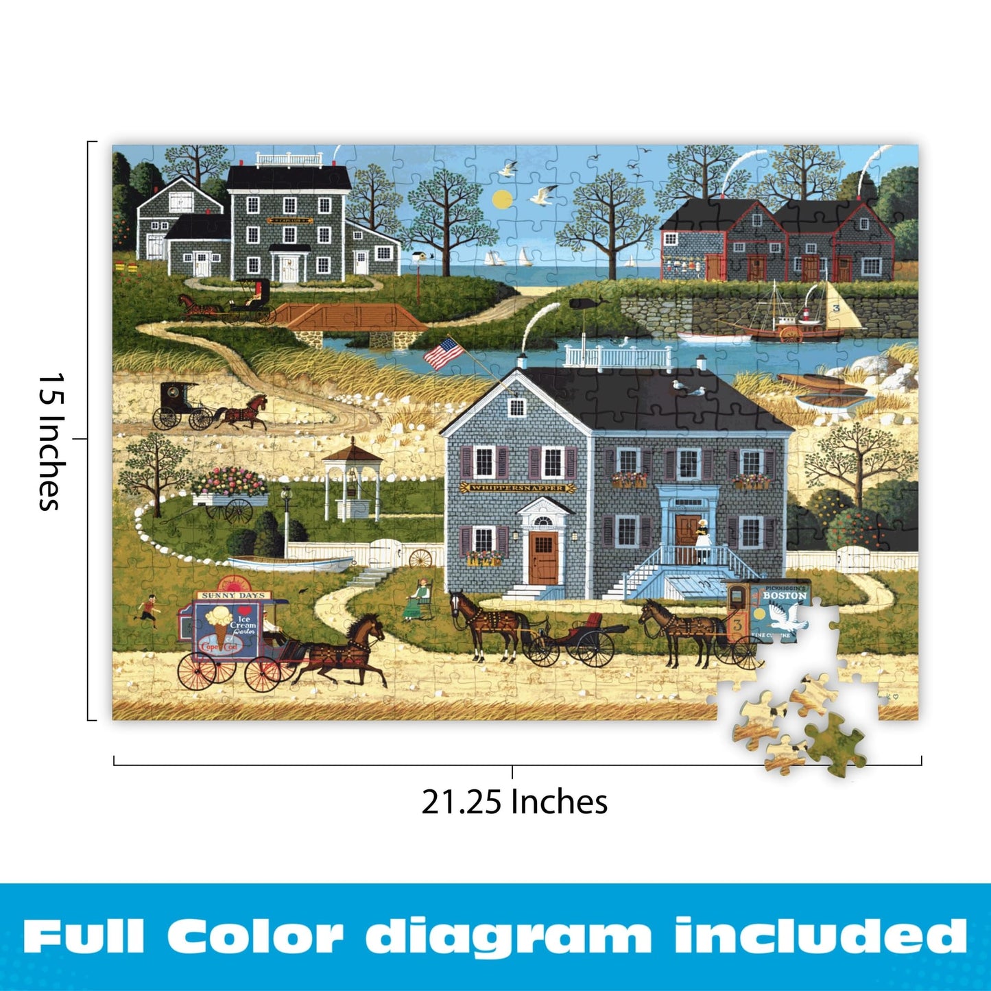 Buffalo Games - Charles Wysocki - The Whippersnappers - 300 Piece Puzzle