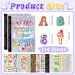Letter Stickers, 5000 PCS+ Alphabet Stickers Book, Self-Adhesive Colorful Stickers Letters & Numbers for Junk Journal Supplies Kids DIY Crafts