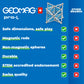 GEOMAG Magnetic Toys | Magnets for Kids | STEM-endorsed Educational Building Cube Set for Creativity & Learning Fun | Swiss-made | Age 8+ Pro-L Kit
