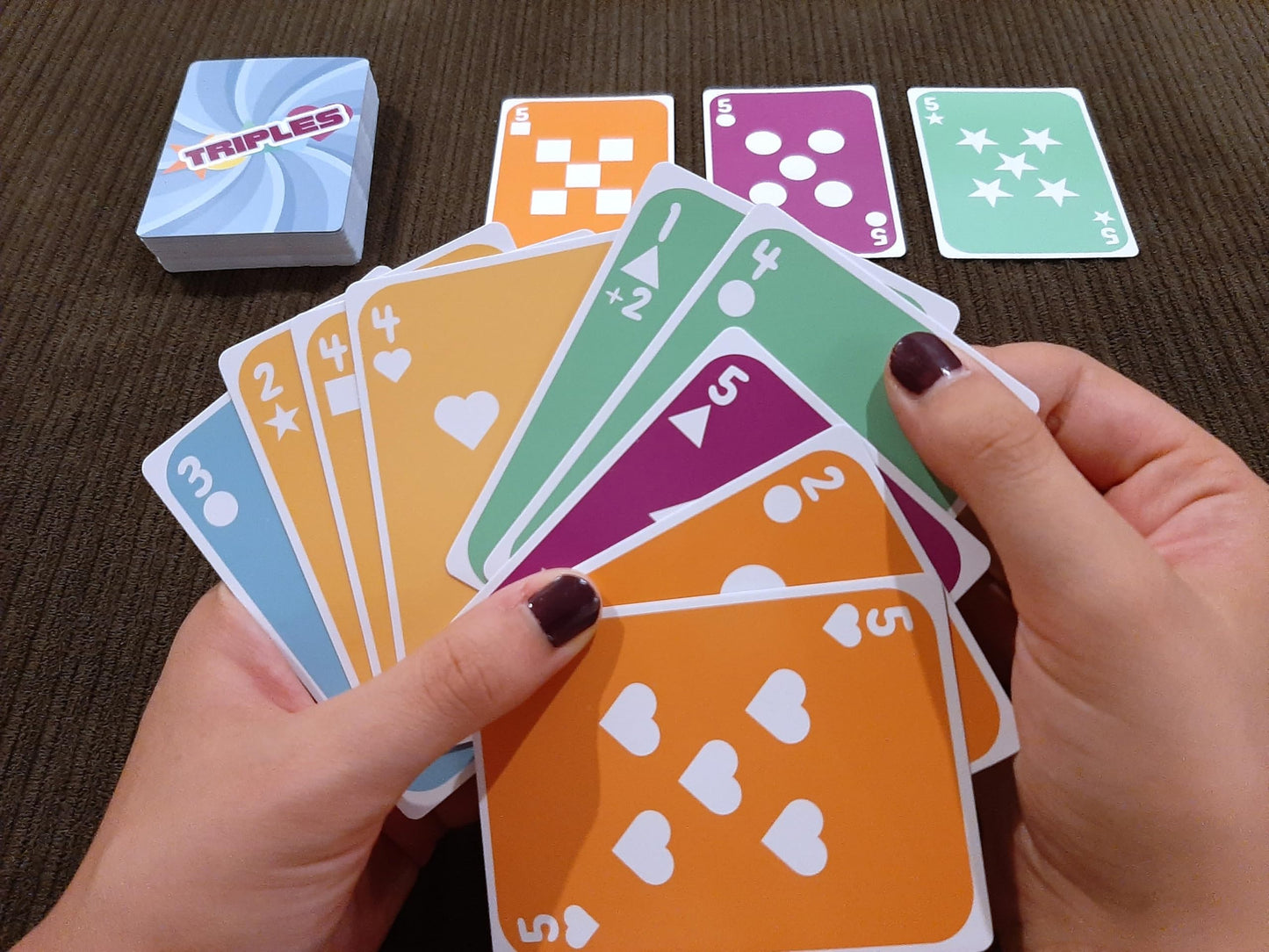 Dad Bomb Games Triples - The Ultimate in Card Matching Fun for Kids, Teens and Adults. Easy to Learn and Perfect for Game Nights with Family