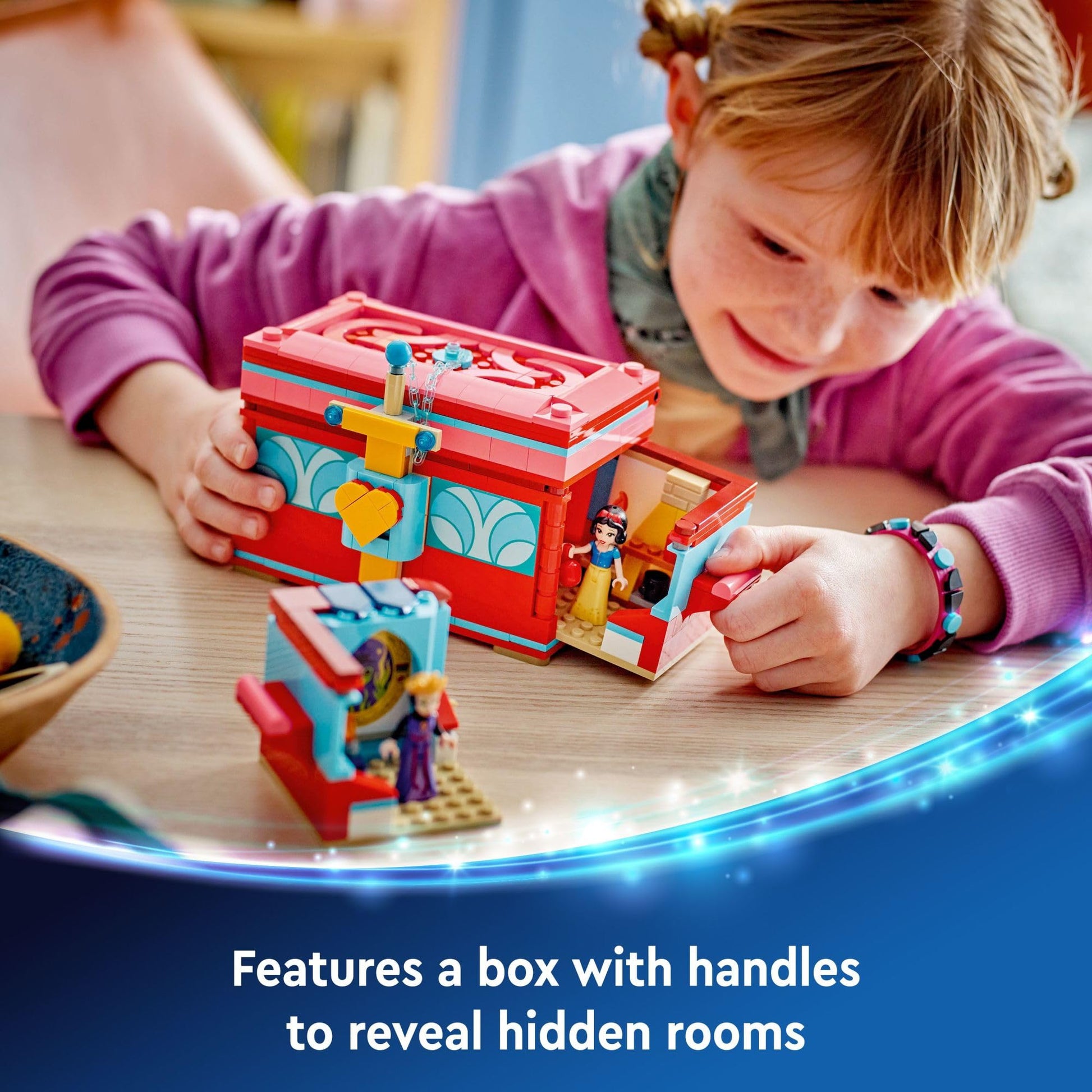 LEGO ? Disney Snow White’s Jewelry Box, Snow White and The Evil Queen Mini Doll Figures, Building Toy for Kids, Birthday Gift for 6 Years Old Girls