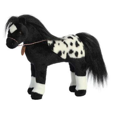 Aurora® Exquisite Breyer® Showstoppers Black Appaloosa Stuffed Animal - Realistic Detailing for Imaginative Play - Perfect for Kids, Adults, and Any