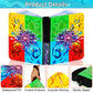 9 Pocket Card Binder for Cards, Trading Card Binder Fits 900 Cards with 50 Removable Sleeves, Zipper Card Holder Case Album Book for Boys Girls