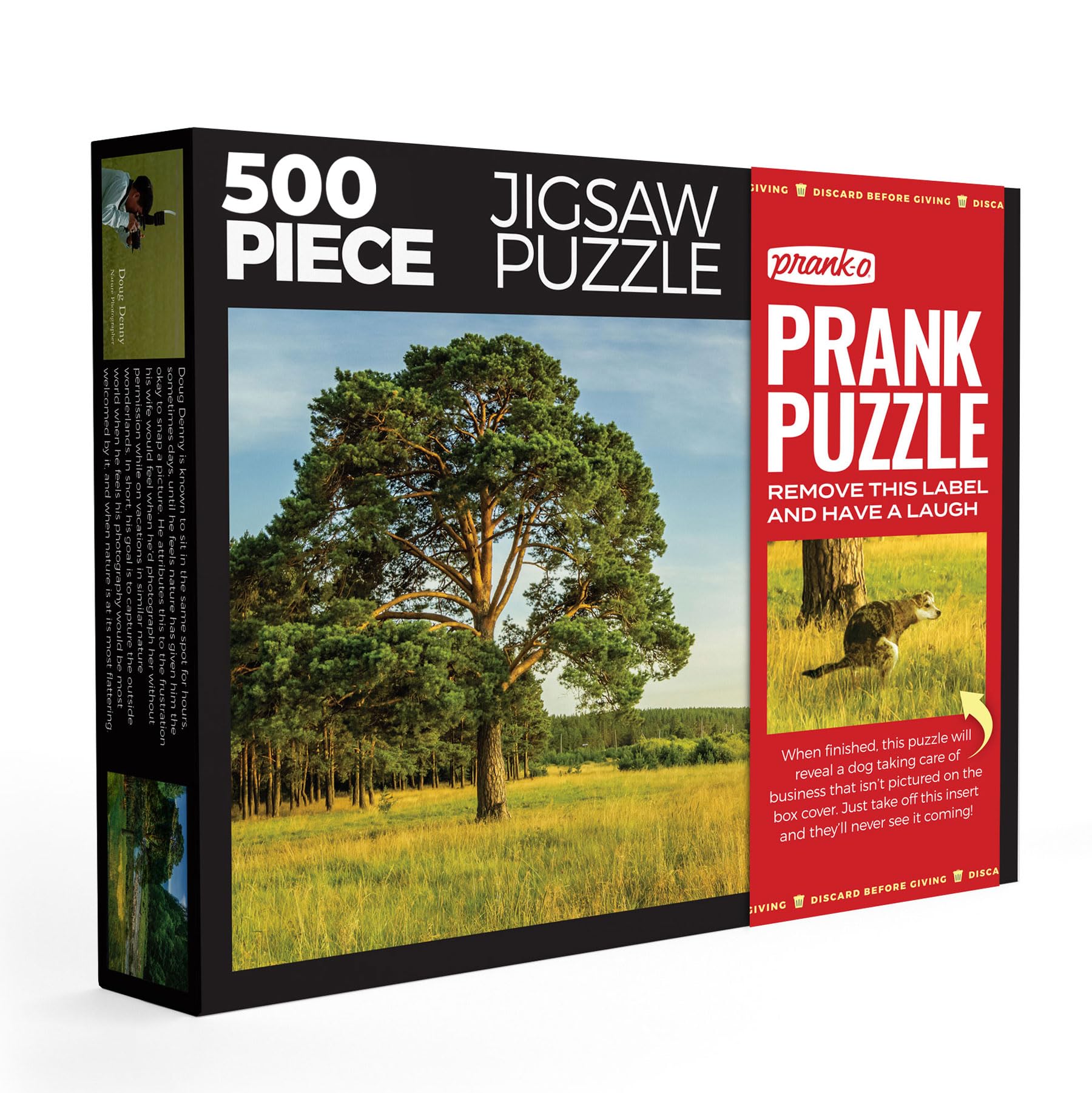 Prank-O 500-Piece Puzzle, Hilarious Comedy Puzzle, Funny Gag Gift, Family Game Night Humor by Prank-O, Gag Gift Jigsaw Puzzle (Alone at Last)