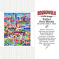 Boardwalk Dallas-Fort Worth 1000 Piece Jigsaw Puzzle Fun Colorful Texas Puzzles with Premium Box, Gift for Adults and Family 19"x26"