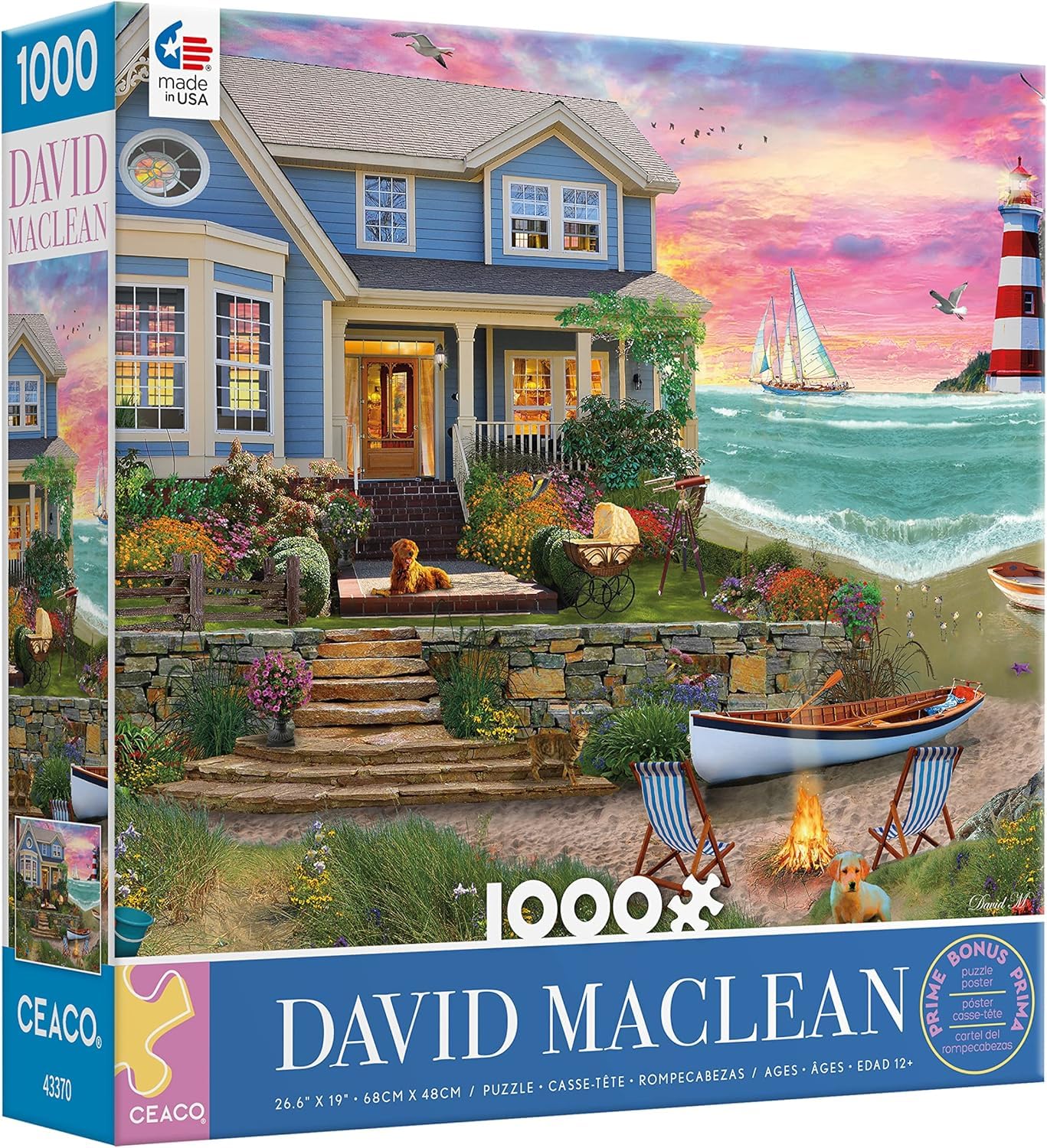Ceaco - Heart Beach - 1000 Piece Jigsaw Puzzle for Adults