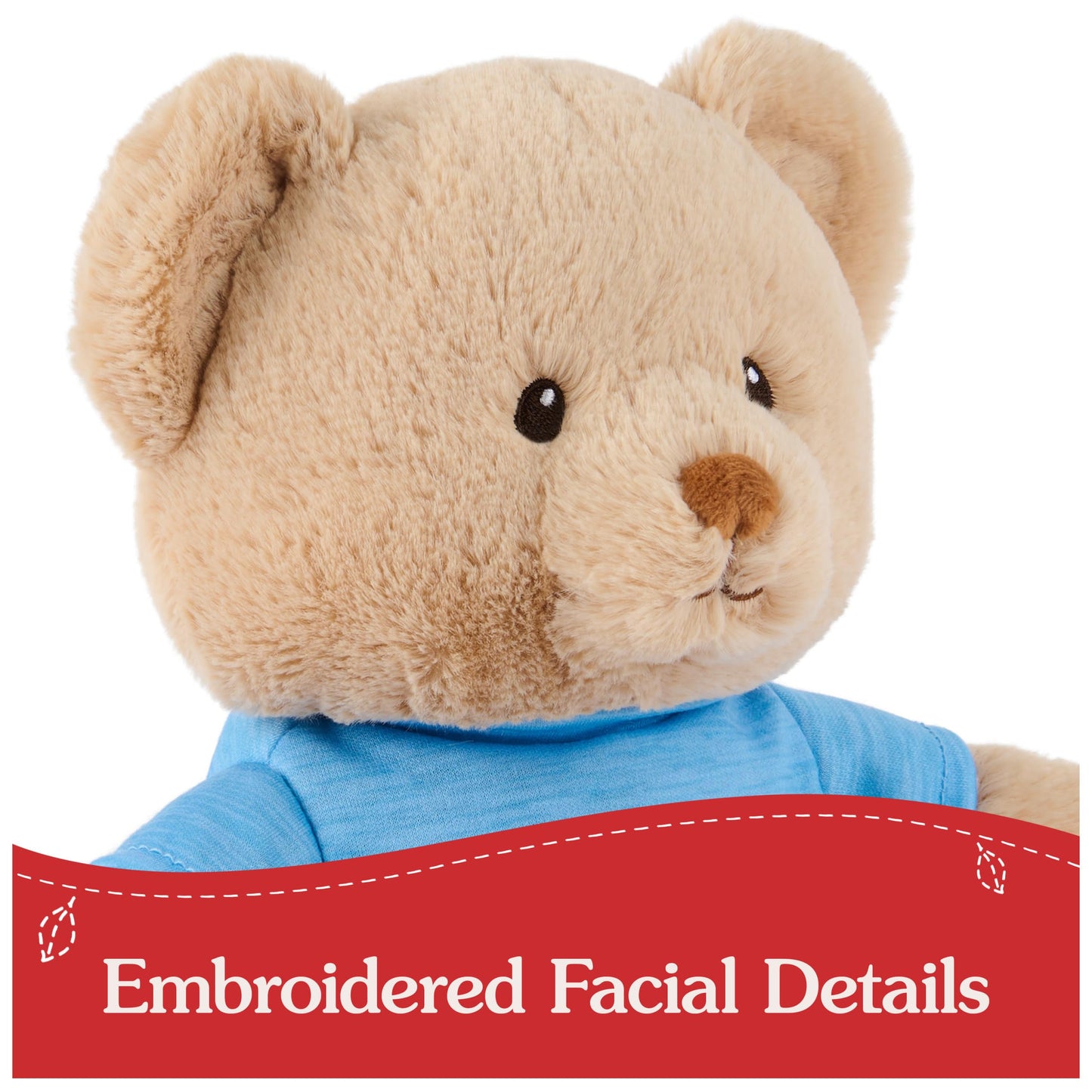 GUND Sustainably Soft “I'm the Big Brother” 12" Bear with T-Shirt, Ages 0+