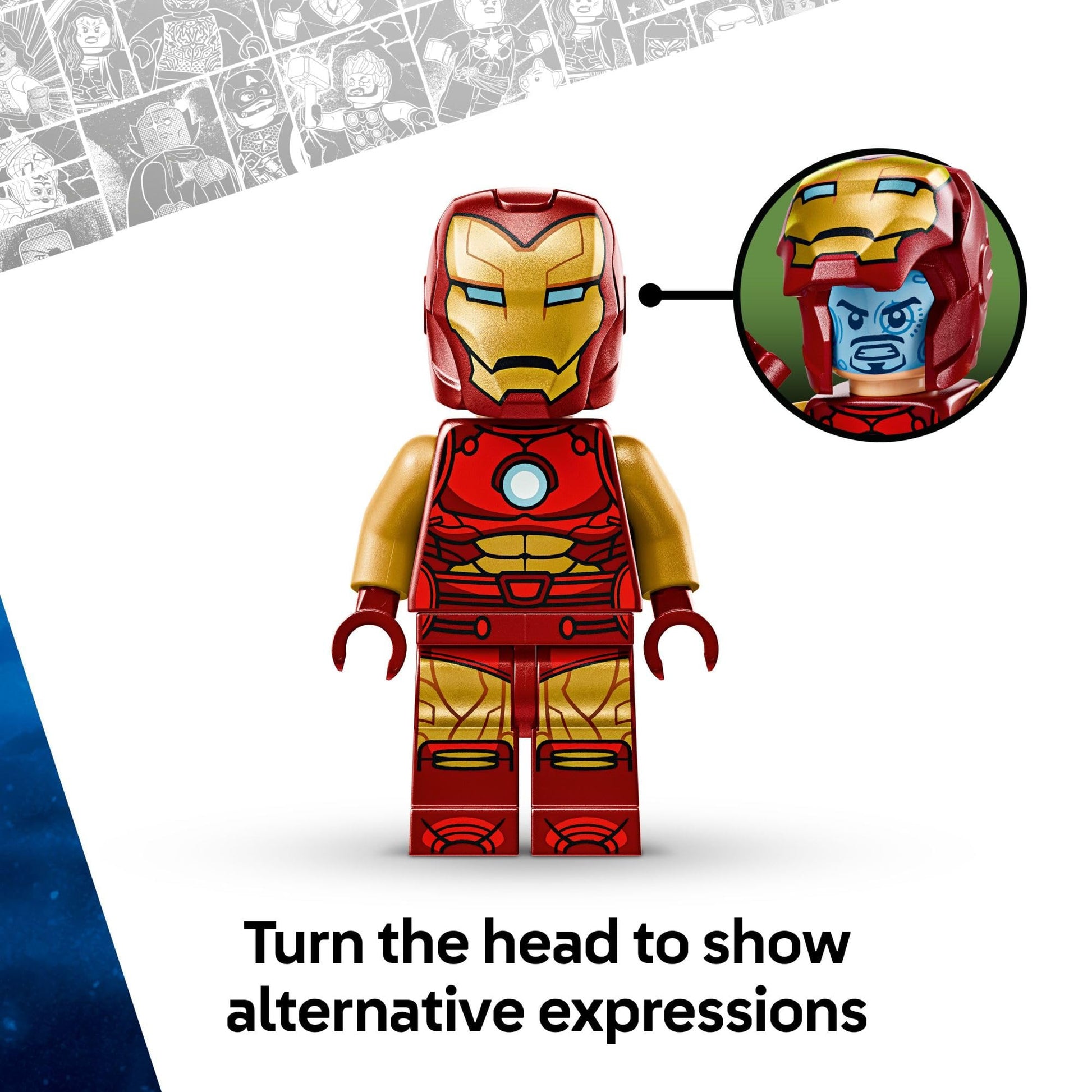 LEGO Marvel Iron Man Mech vs. Ultron Building Toy Set - for Kids, Boys and Girls, Ages 6+ - Buildable Action Figure - Superhero Gift for Birthday -