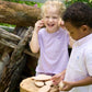Guidecraft Wood Stackers - River Stones: 20 Natural Building Blocks Set for Children, Develop Fine Motor Skills