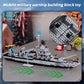 WW2 Military Battleship Boat Building Block Set,Large Sized Cruiser Toy,1442 PCS Battle Ship Toy Compatible with Lego Sets for Boys 8-14,Warship