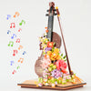 Conlinktion Flower Bouquet Violin Building Blocks Set, 950PCS Music Instruments Bricks Set, Gifts for Adults and Kids