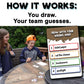 TwoPointOh Games Artsy Fartsy Drawing Game, Two-Time Winner USA Today Best Gift for Families, Team Game for Kids and Adults, Ages 10 Plus, 4-12