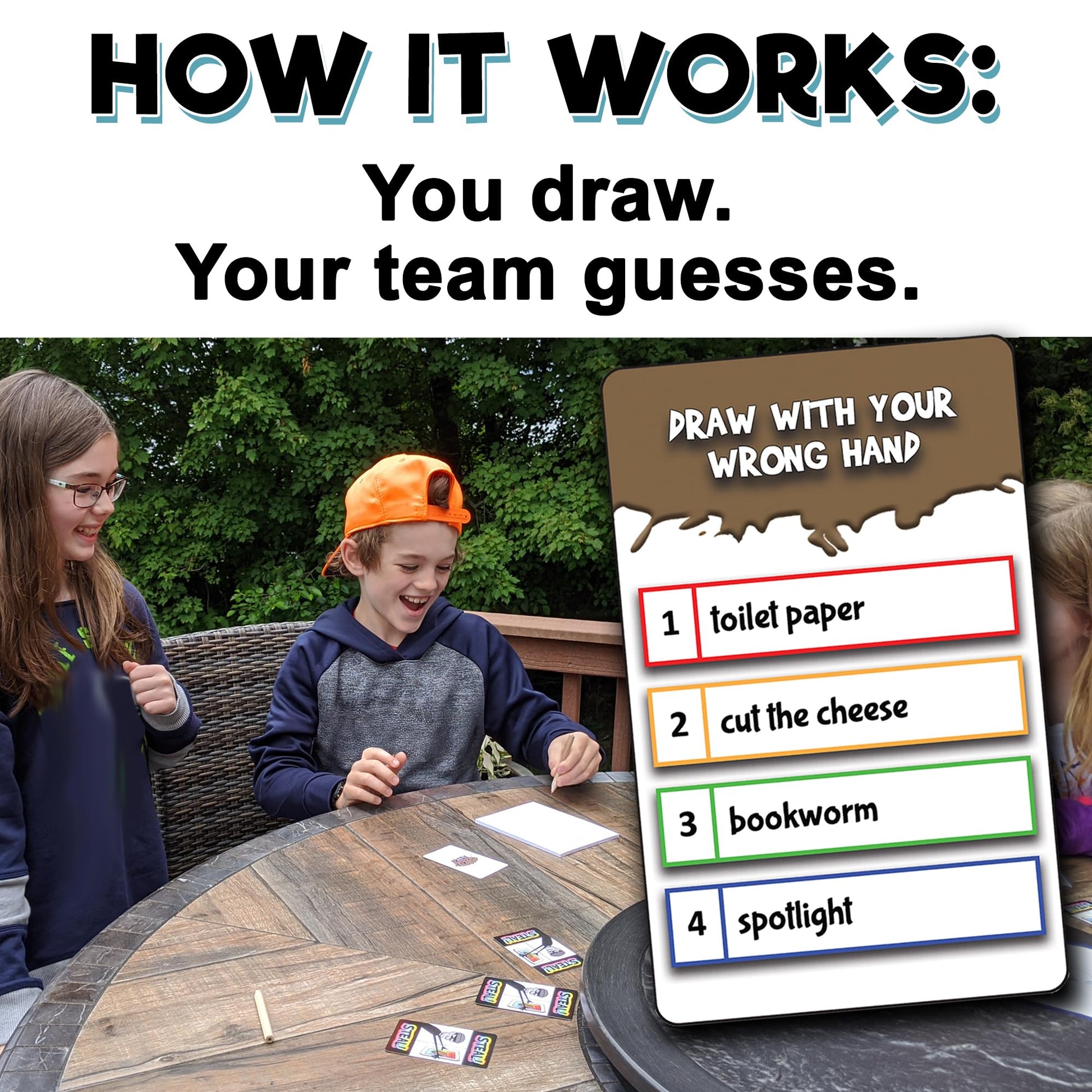 TwoPointOh Games Artsy Fartsy Drawing Game, Two-Time Winner USA Today Best Gift for Families, Team Game for Kids and Adults, Ages 10 Plus, 4-12