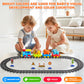Train Set for Toddlers with Steam, Music, Lights and 3 Animal Cars